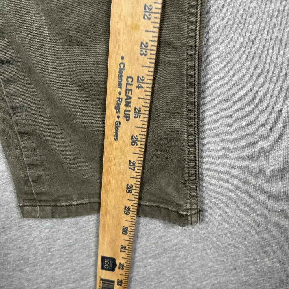 5.11 Tactical Chino Pants Mens 36x32 Green Cotton Stretch Slim Tapered Workwear